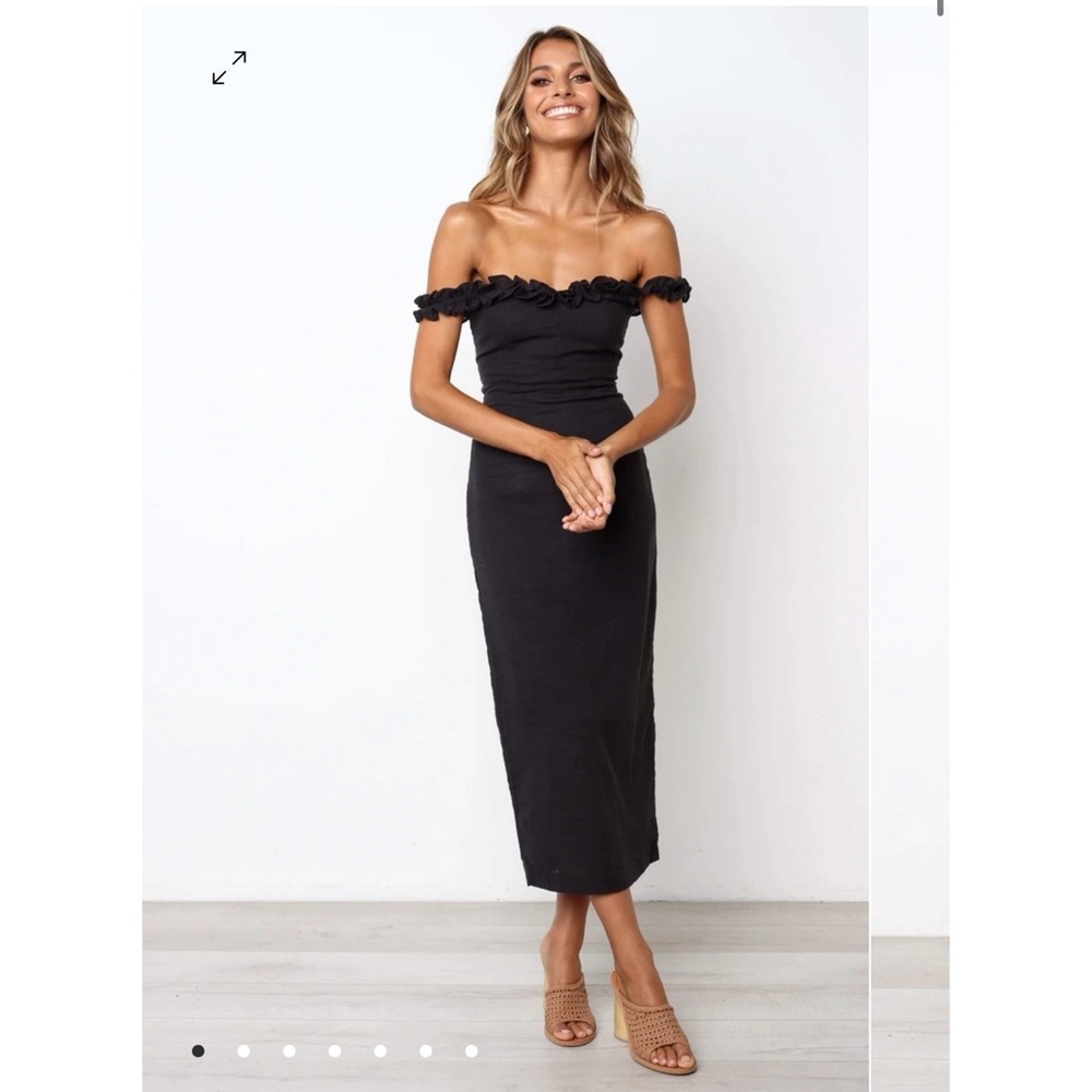 Petal & Pup Florez Dress, Size 8, Black
